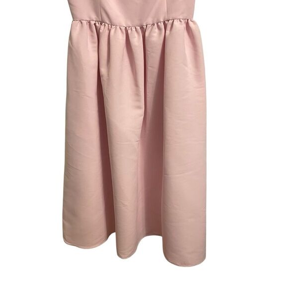 Sachin & Babi Blaine Taffeta Square Neck Sleeveless Pocket Dress Pink Size 8 NWT - Picture 4 of 8